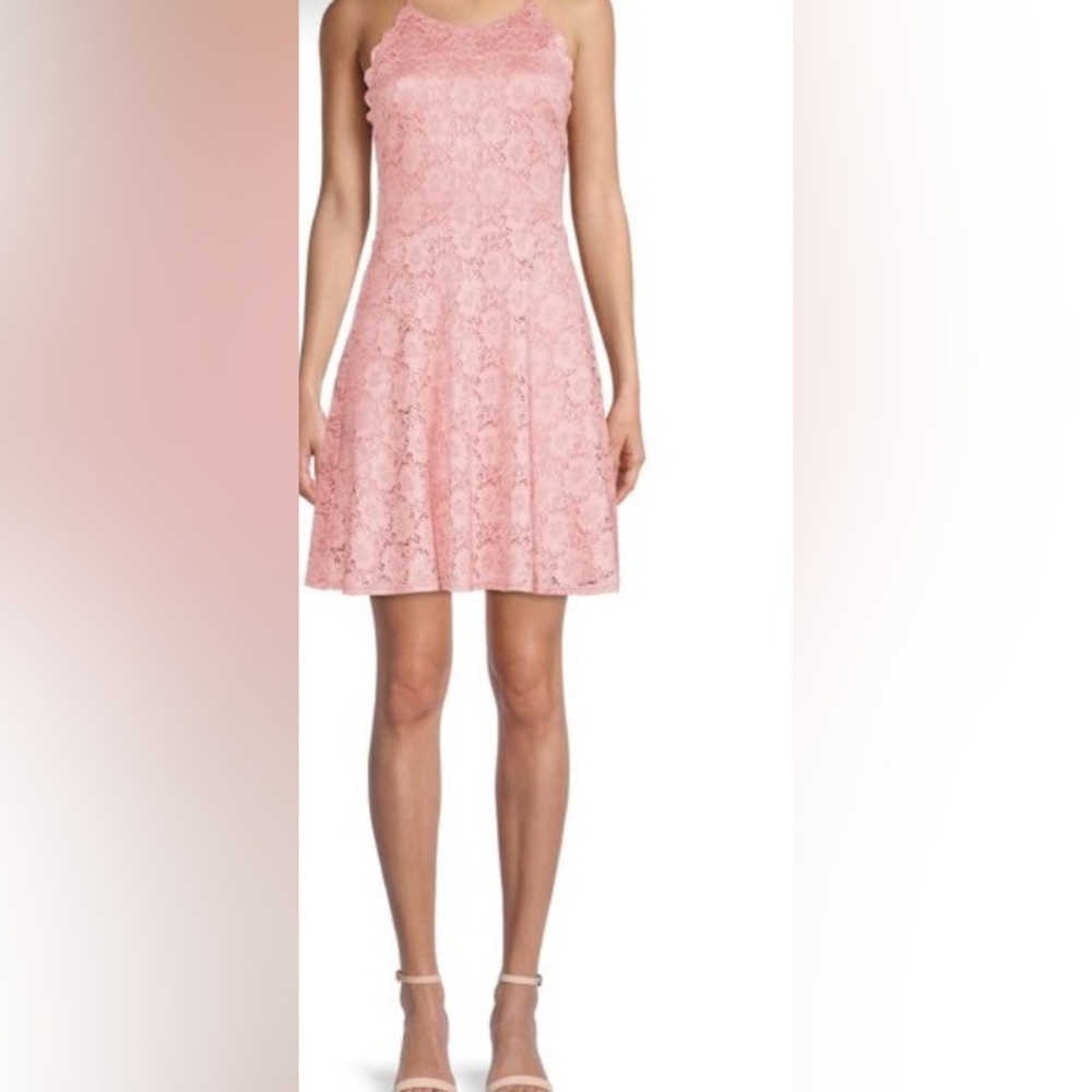 No boundaries junior high neck lace dress - Picture 6 of 7